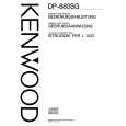 KENWOOD DP880SG Instrukcja Obsługi