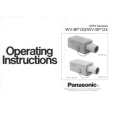 PANASONIC WVBP120 Instrukcja Obsługi