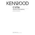 KENWOOD C-V750 Instrukcja Obsługi
