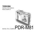 TOSHIBA PDR-M81 Instrukcja Obsługi
