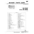 SHARP SF-8400 Katalog Części
