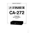 FISHER CA272 Instrukcja Serwisowa