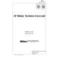 NIKON AF NIKKOR 18-35MM F/3.5-4.5D Katalog Części