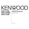 KENWOOD KRC-578R Instrukcja Obsługi