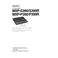 SONY MXP-S390 Instrukcja Serwisowa
