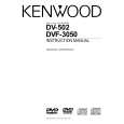 KENWOOD DV502 Instrukcja Obsługi