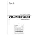 ROLAND PA-400 Instrukcja Obsługi