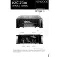 KENWOOD KAC7020 Instrukcja Serwisowa