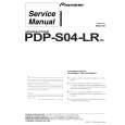 PIONEER PDP-S04-LR/WL Instrukcja Serwisowa