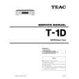 TEAC T-1D Instrukcja Serwisowa