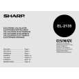 SHARP EL2135 Instrukcja Obsługi SHARP EL2135 Instrukcja Obsługi