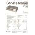 TECHNICS SA222 Instrukcja Serwisowa