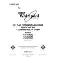 WHIRLPOOL SF302ESRW3 Katalog Części