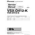 PIONEER VSX-D412-S/KUXJI Instrukcja Serwisowa