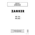 ZANKER VK172 Instrukcja Obsługi