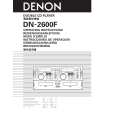 DENON DN-2600F Instrukcja Obsługi