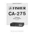 FISHER CA-275 Instrukcja Serwisowa