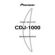 PIONEER CDJ-1000/KUC Instrukcja Obsługi