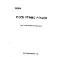 RICOH FT4030 Instrukcja Serwisowa