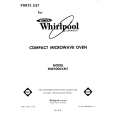 WHIRLPOOL MW3000XM1 Katalog Części