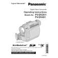 PANASONIC PVDV401 Instrukcja Obsługi