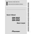 PIONEER GM-X352/XR/EW Instrukcja Obsługi