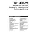 HITACHI KH-3800W Instrukcja Obsługi