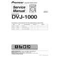 PIONEER DVJ-1000/WAXJ5 Instrukcja Serwisowa