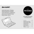 SHARP PWE500A Instrukcja Obsługi