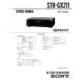 SONY STR-GX211 Instrukcja Serwisowa
