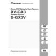 PIONEER XV-GX3/DDXJ/RB Instrukcja Obsługi