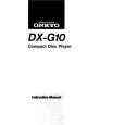 ONKYO DXG10 Instrukcja Obsługi