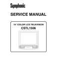 SYMPHONIC CSTL1506 Instrukcja Serwisowa