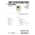 SONY WM-FX900 Instrukcja Serwisowa