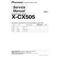 PIONEER X-CX505/NTXJ Instrukcja Serwisowa