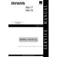 AIWA RM-77 Instrukcja Serwisowa