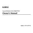 KAWAI CP155 Instrukcja Obsługi