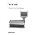 PANASONIC KXE2500 Instrukcja Obsługi