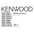 KENWOOD KDC-308G Instrukcja Obsługi