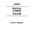 KAWAI CA970 Instrukcja Obsługi