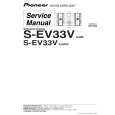 PIONEER S-EV33V/XJI/NC Instrukcja Serwisowa