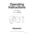 PANASONIC PTL5 Instrukcja Obsługi