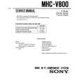 SONY MHC-V800 Instrukcja Serwisowa