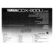 YAMAHA CDX-900 Instrukcja Obsługi