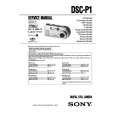 SONY DSC-P1 Instrukcja Obsługi