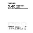 BOSS CL-50 Instrukcja Obsługi