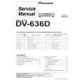 PIONEER DV-636D/WY Instrukcja Serwisowa