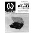 PIONEER PL-41 Instrukcja Obsługi