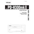 TEAC PDH300MK2 Instrukcja Obsługi