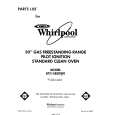 WHIRLPOOL SF315ESRW0 Katalog Części